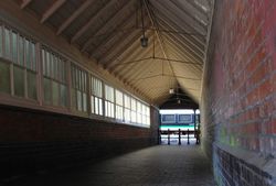 Day 217 - 5 August - Great Malvern station covered walkway