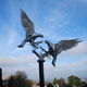 Day 71 - 12 March: Malvern Buzzard Unveiling - Malvern Buzzards Statue