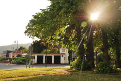 Day 177 - 26 June - Barnards Green Bus Shelter War Memorial Evening Sunshine 2013