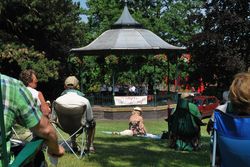 Day 188 - 7 July - Bands in the Park Priory Park Malvern 2013 Sauce City Jazz Band