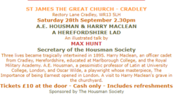 Cradley Church hosts 'A Herefordshire Lad' Talk