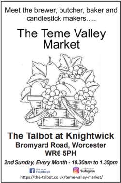 The Teme Valley Markets, The Talbot at Knightwick - 