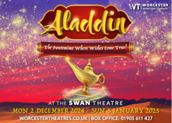 Aladdin at The Swan Theatre Worcester