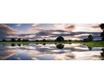 Flooded Upton Fields in January