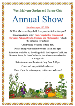 West Malvern Garden & Nature Club Annual Show